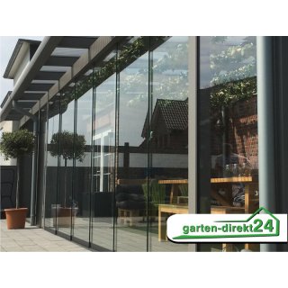 GD24slide Glasschiebewand - 3,5m Breite, 4-spurig
