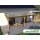 Natura Holz Terrassenüberdachungen mit Stegplatten 7,00m x 2,50m eiskristall Venti Decklack weiß U-Pfostenträger zum Einbetonieren