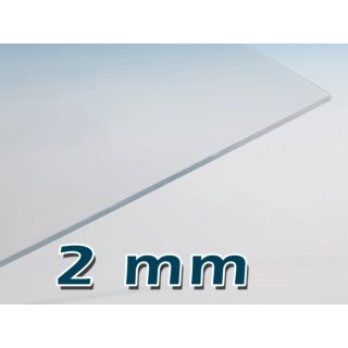 Makrolon® UV Massivplatte, klar 2 mm 500 x 1000 mm