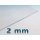 Makrolon® UV Massivplatte, klar 2 mm 1000 x 1000 mm