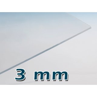 Makrolon® UV Massivplatte, klar 3 mm 500 x 1250 mm