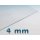 Makrolon® UV Massivplatte, klar 4 mm 500 x 1000 mm
