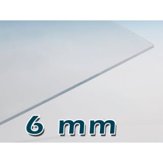 Makrolon® UV Massivplatte, klar 6 mm 500 x 1000 mm