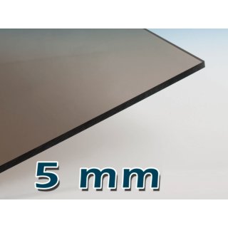 Makrolon® UV 5mm Massivplatte, bronze (2850) 500 x 1500 mm