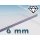 Saphir UV Massivplatte, klar KRATZFEST 6 mm 1497 x 2000 mm