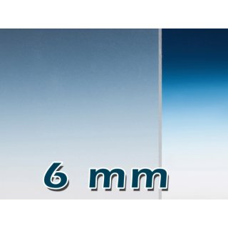 PLEXIGLAS® GS Massivplatte, klar satiniert 6 mm 1000 x 1000 mm