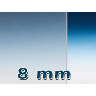 PLEXIGLAS® GS Massivplatte, klar satiniert 8 mm 2030 x 3050 mm