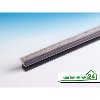 GD24slide Bürstenprofil für 10mm Glasstärke, 3,1m