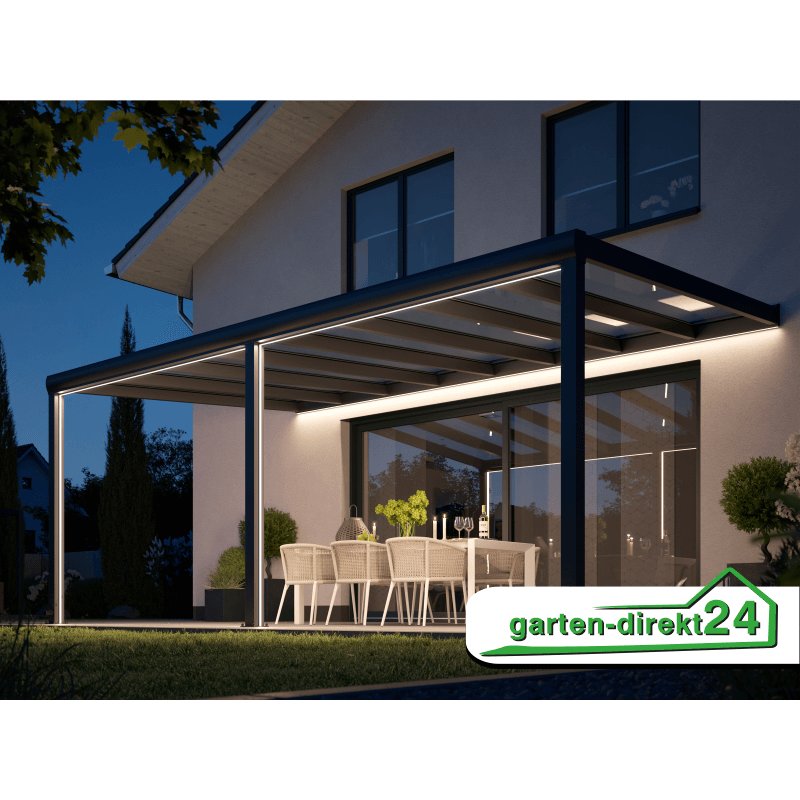 LED-Sparrenleisten-Sets Anthrazit 3,00 m 5 Leisten, 549,00 €