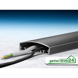 Aluminium Kabelkanal, klein Anthrazit 5000 mm