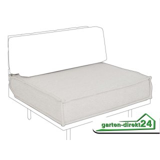 PIANO Sitzkissen, 90 x 90 cm, Pearl Beige, für Lounge-Module & Fußablage