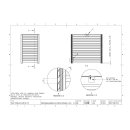 Wärmepumpenverkleidung, Anthrazit - Rhombus Fichte