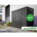 Wärmepumpenverkleidung, Anthrazit - PLEXIGLAS® Natures Mesh