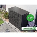 Wärmepumpenverkleidung, Anthrazit - PLEXIGLAS® Natures Mesh