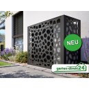 Wärmepumpenverkleidung, Anthrazit - PLEXIGLAS® Mineral Mesh