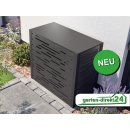 Wärmepumpenverkleidung, Anthrazit - PLEXIGLAS® Linear Mesh