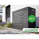 Wärmepumpenverkleidung, Anthrazit - Rhombus Anthrazit C