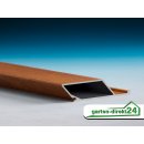 Alu-Lamellenwand (geschlossen) für Terrassenüberdachungen, Golden Oak