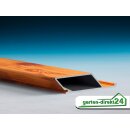 Alu-Lamellenwand (geschlossen) für Terrassenüberdachungen, Fichte