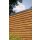 Alu-Lamellenzaun, Rhombus geschlossen, Golden Oak, Alu-Profile anthrazit