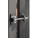 Alu-Gartentor anthrazit, Glas, 1 Meter Breite
