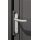 Alu-Gartentor anthrazit, Glas, 1 Meter Breite