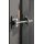Alu-Gartentor anthrazit, Glas, 1 Meter Breite