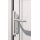 Alu-Gartentor weiß, Glas, 1 Meter Breite