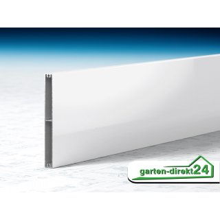 Alu-Balkonbretter 150mm, weiß mit Seidenglanz 1500 mm