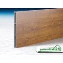 Alu-Balkonbretter 200mm, Golden Oak Holzdekor 2000 mm