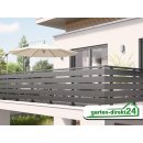 Alu-Balkongeländer-Füllung, anthrazit 9 m