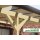 Natura Master Holz Terrassenüberdachung mit VSG Glas inkl. Entwässerung und Klemmdeckel