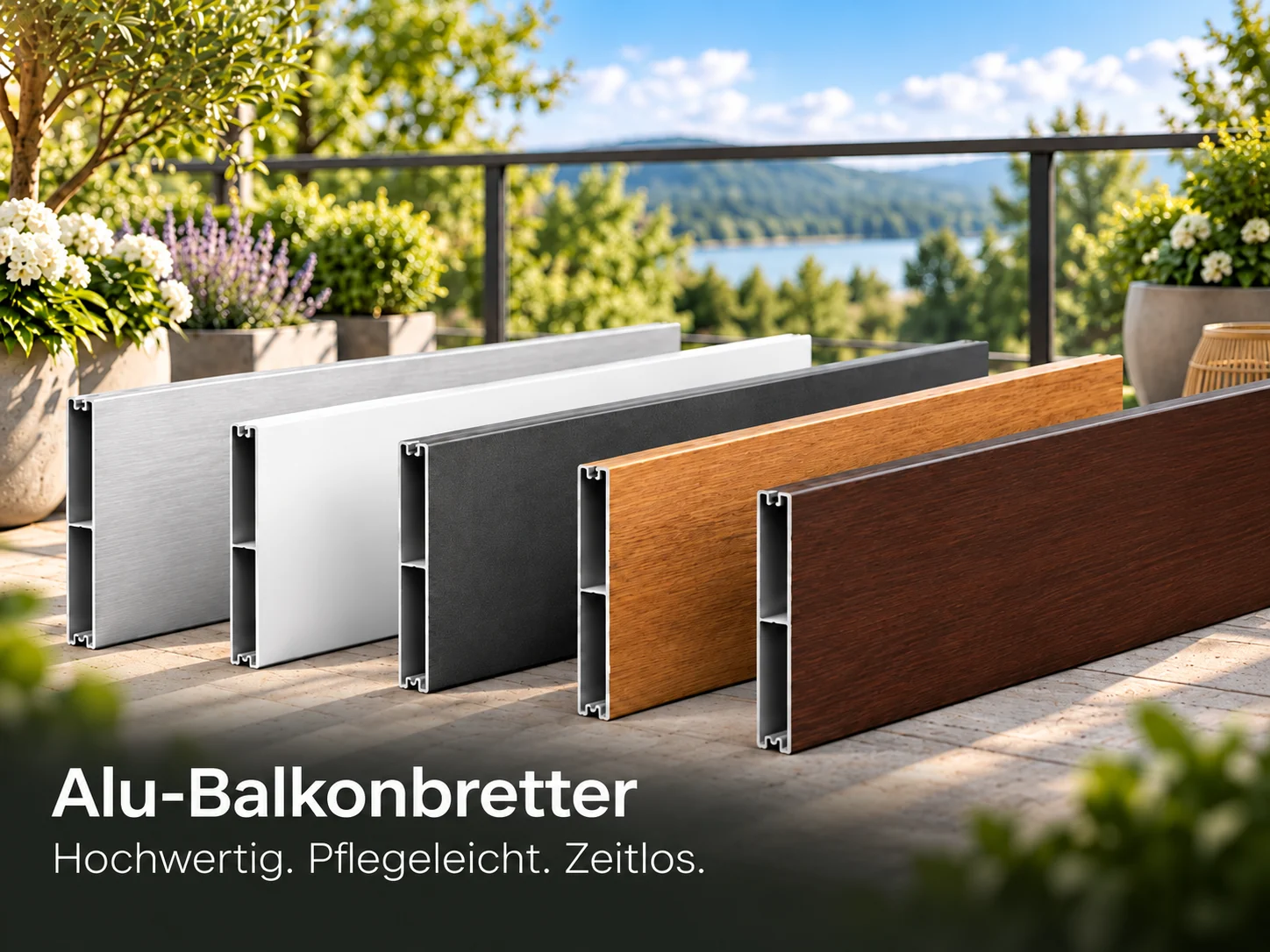 Aluminium Balkonbretter