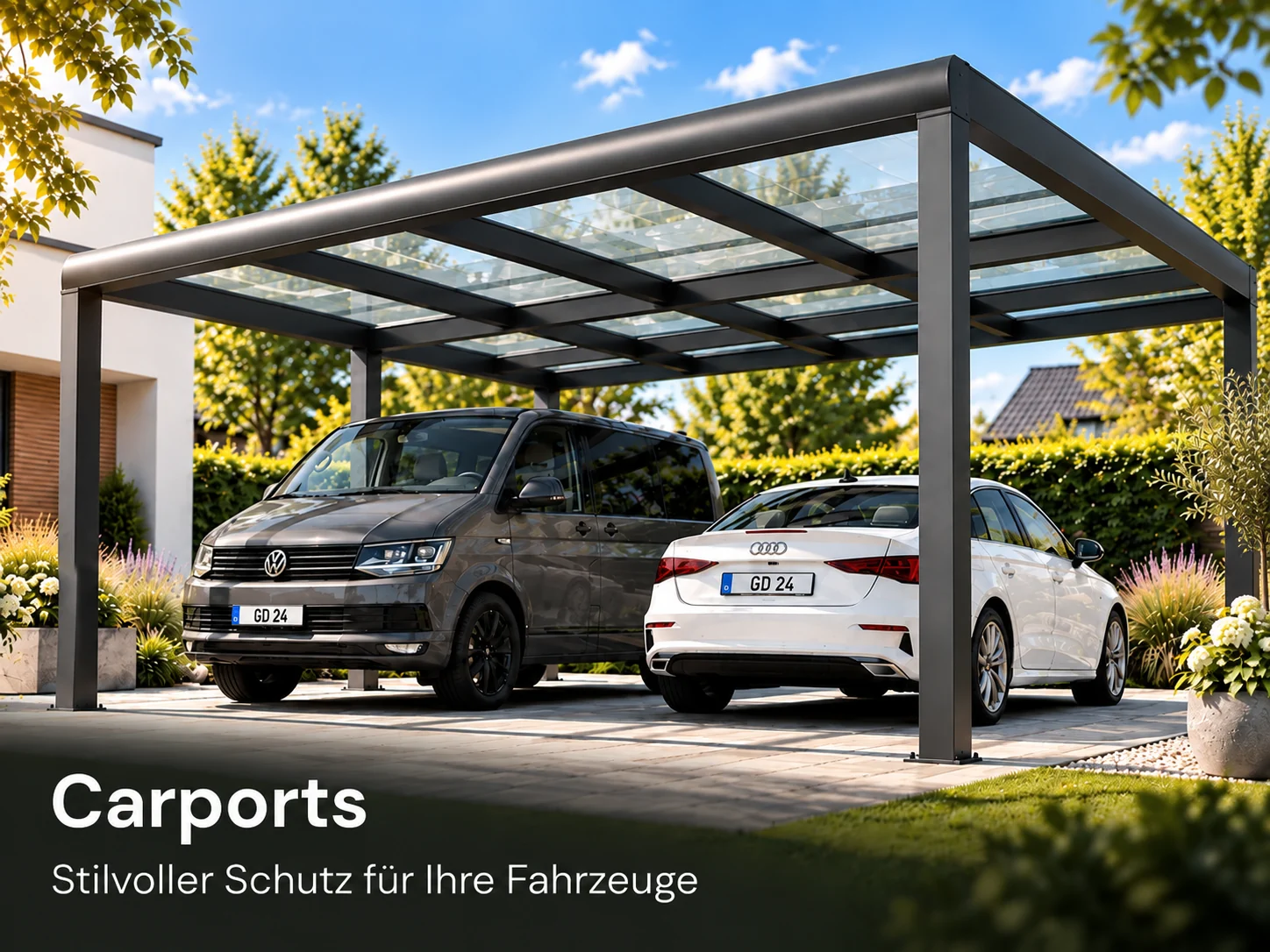 Carports aus Aluminium
