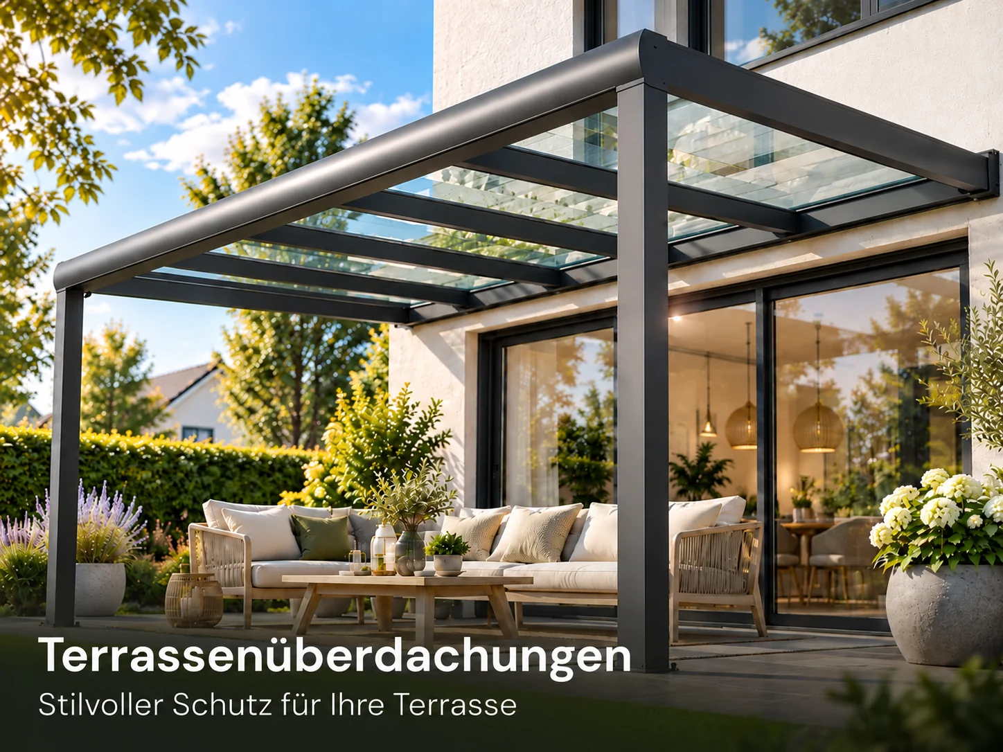 Terrassenüberdachungen aus Aluminium